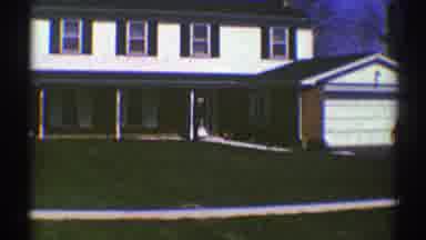Clarendon Hills Illinois (1969): Dad Leaving For Work While Child Stays Home To