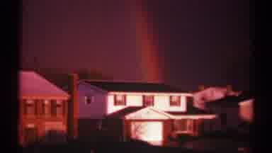 Clarendon Hills Illinois (1969): View Of Rainbow Over A White House On A Clear Day