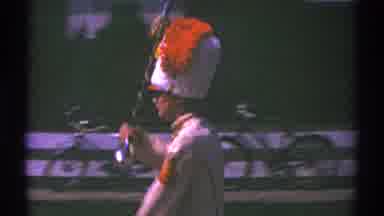 Clarendon Hills Illinois (1969): View Of Drum Major Wearing Red And White Uniform
