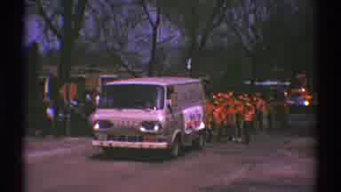 Clarendon Hills Illinois (1969): Young Boys Wearing Red March In Parade Behind