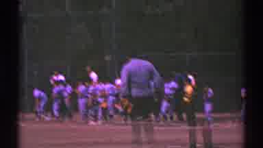 Clarendon Hills Illinois (1969): Man Preparing To Throw Baseball In Children Game