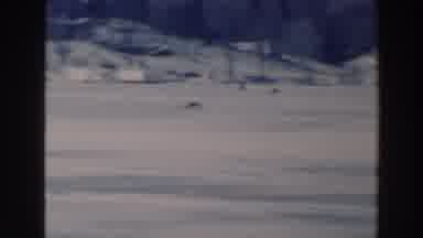Tustin Wisconsin (1964): Walking Through The Snow On A Cold Winter Day In The