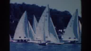 Tustin Wisconsin (1964): Expensive Sailboats Prepare For A Competition