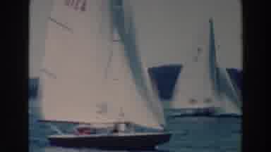 Tustin Wisconsin (1964): A Lot Of Boats Out On The Lake To Race