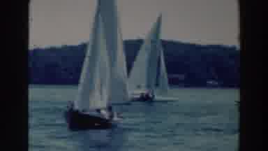 Tustin Wisconsin (1964): In The Middle Of The Sea There Are Many Sailboats