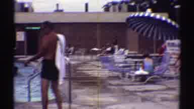 Nebraska (1969): People Swimming And Playing In Swimming Pool