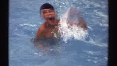 Nebraska (1969): Boys Swimming In Pool And Holding Breath Underwater