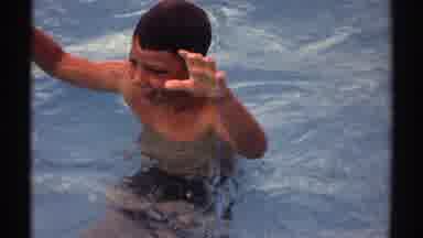 Nebraska (1969): Kid Crying Swimming Water Pool Having Fun Bar Appears It Seems