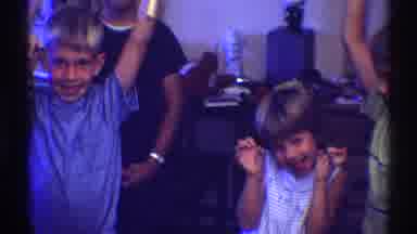 Clarendon Hills Illinois (1969): Kids Smiling And Making Silly Faces While Playing