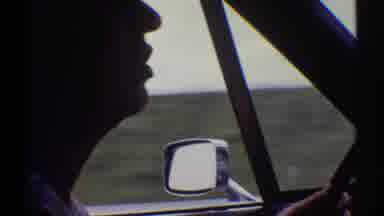 Clarendon Hills Illinois (1969): View Of Person Talking While Driving On A Clear