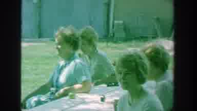 Michigan (1964): A Sunny Day At An Outdoor Eating Scene With Women And Children