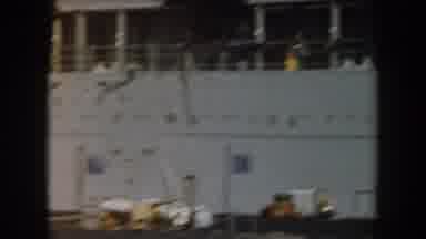 California (1961): View Of Two Grey Ships On A Bright Sunny Day