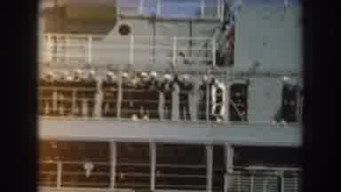 California (1961): Sailors On Top Of A Boat All With Uniforms On