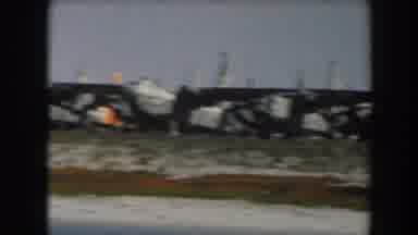 CALIFORNIA-1961: Derailed Train Disaster on Coastal Track