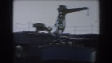 California (1961): View Of Grey Battleship Communication Objects On A Clear Day