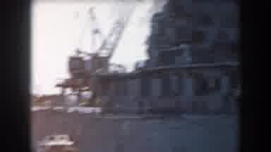 California (1961): Departure Of The Warship To Its Mission Being Helped By The