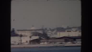 California (1961): Beautiful City Overlooking The Sea With A Clear Sky