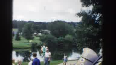 Wisconsin Dells Wisconsin (1954): Note Taking In The Park