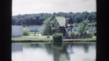 Wisconsin Dells Wisconsin (1954): Recording Whilst Driving Through Trees Farms