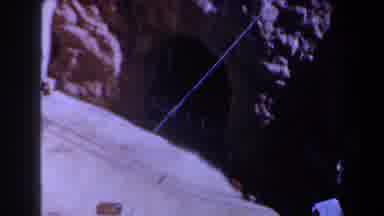 Texas (1958): This Is An Amazing Tunnel Bored Into The Side Of A Mountain