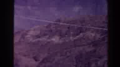 Texas (1958): Outside Scene Nature Power Lines Canyons Color Film