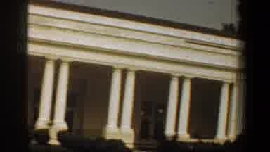 Washington DC-1961: The White House with Neoclassical Columns