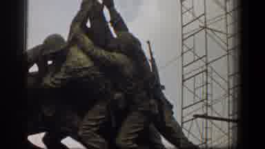 Washington DC-1961: Marine Corps War Memorial Flag Raising Sculpture