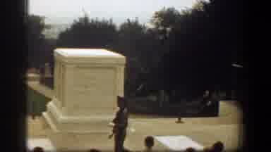 Washington DC (1961): Uniformed Soldiers Guarding A Protected Grave Site With