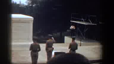 Washington DC (1961): Soldiers Families And Friends Gathered Next To A Memorial To