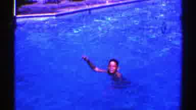 Nevada (1969): One Boy Trying To Swim And Another One Ready To Jump In The Pool