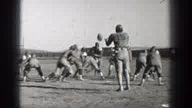 Washington (1938): Football Player Kicking Ball And Game Starting