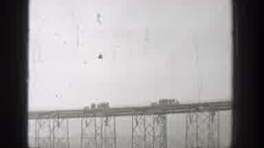 Washington (1938): Look From Afar At Probably Railway Vehicles Moving On A Bridge