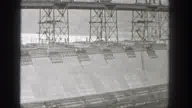 Washington (1938): Industrial Power Making Towers Are Seen Outdoors Outside In The