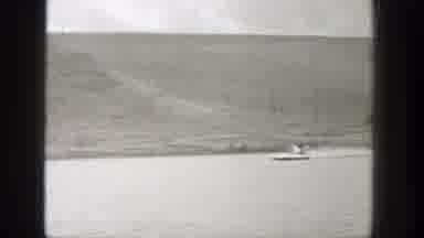Washington (1938): Person Sailing Speeding Boat On The Lake