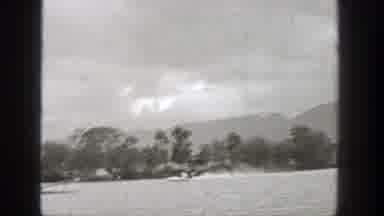 Washington (1938): Motorized Water Vehicle With Amazing Speed On A Lake