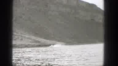 Washington (1938): View Of Speeding Motorboat In Lake On A Clear Sunny Day