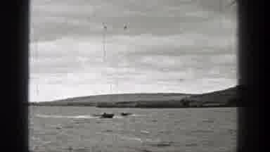 Washington (1938): Pair Of Speed Boats Racing In Lake On A Cloudy Day