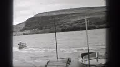 Washington (1938): Black And White Footage Of Speeding Boat On Body Of Water And
