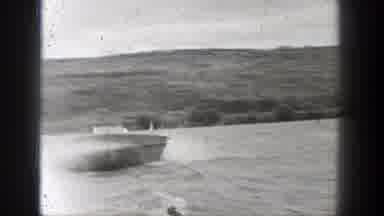 Washington (1938): Panning Footage Of A Speedboat Cut To A Flying Bird Washington
