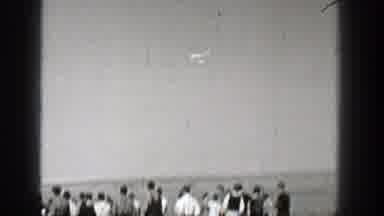Washington (1938): People Standing In A Field Watching A Plane In The Sky