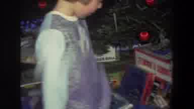 Saint Paul Minnesota (1971): Two Kids Look At Toys And Gifts Placed Underneath