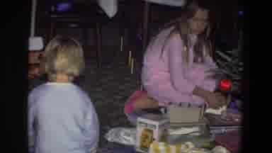 Saint Paul Minnesota (1971): Family Gathered Around Together With Two Children And