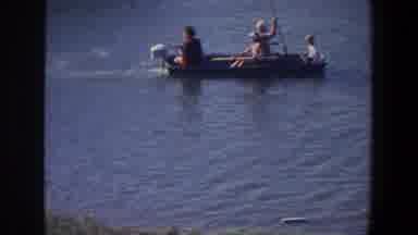 Saint Paul Minnesota (1971): Family In Their Leisure Time Sailing On A Lake Boat