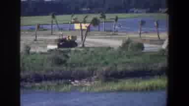 Saint Paul Minnesota (1971): View Of Blue Lake Water Green Grass And Trees On A