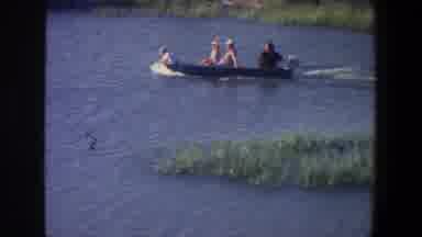Saint Paul Minnesota (1971): A Family Rides A Boat In A Lake