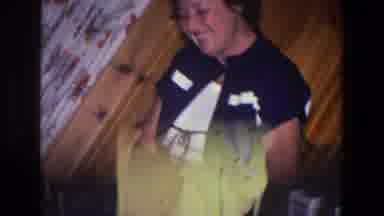 Saint Paul Minnesota (1971): Woman Talking To Elderly Man At Home And Girl Moving