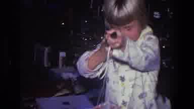 Saint Paul Minnesota (1971): Children At Christmas Opening And Playing With Gifts