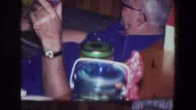 Saint Paul Minnesota (1971): Old Man Sitting And Drinking With Younger Man In