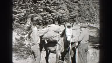 California (1938): Friends Equip The Horse With Supplies To Start The Journey