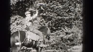 California (1938): Stupid Boy On Horse Drinking Alcohol And Playing With Gun